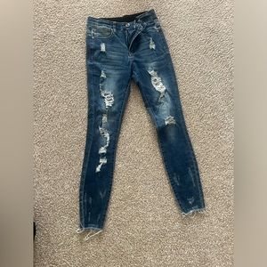 Grace and Lace waist distressed waist shaper jeans